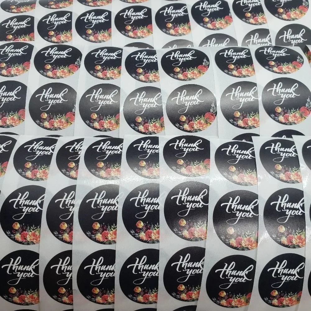 8/$20 100ct Thank You Stickers Round 1